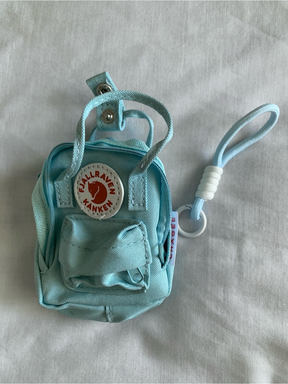 Fjallraven Kanken x Chagee Mini Pouch Backpack Keychain Bag Charm NWOT
